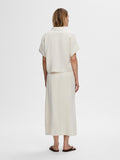 Viva Hw Ankle Skirt - Sandshell