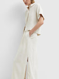 Viva Hw Ankle Skirt - Sandshell