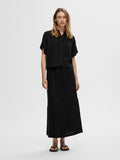 Viva Ss Cropped Shirt - Black
