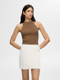 Solina Sl Knit Top B - Coca Mocha