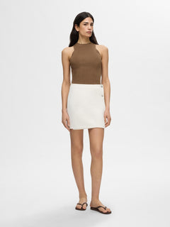 Solina Sl Knit Top B - Coca Mocha