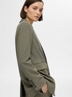 Rita Ls Relaxed Blazer - Kalamata  Melange