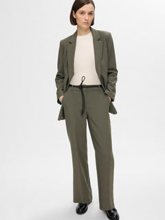 Rita Mw Wide Pant - Kalamata Melange