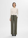 Rita Mw Wide Pant - Kalamata Melange