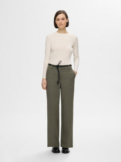 Rita Mw Wide Pant - Kalamata Melange