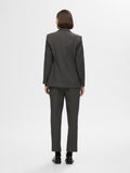 Rita Ls Classic Blazer Dgm - Dark Grey Melange