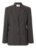 Rita Ls Classic Blazer Dgm - Dark Grey Melange