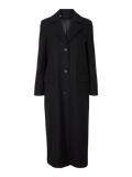Alma Long Wool Coat - Svart