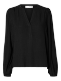 Viva Ls V-Neck Top - Svart