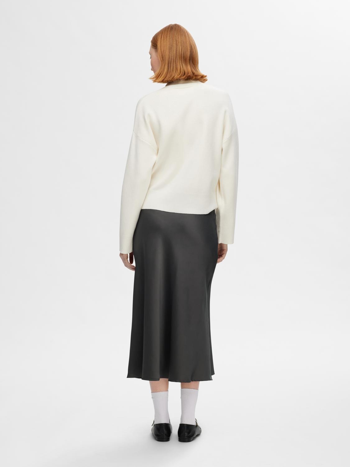 Lena Hw Midi Skirt - Volcanic Ash