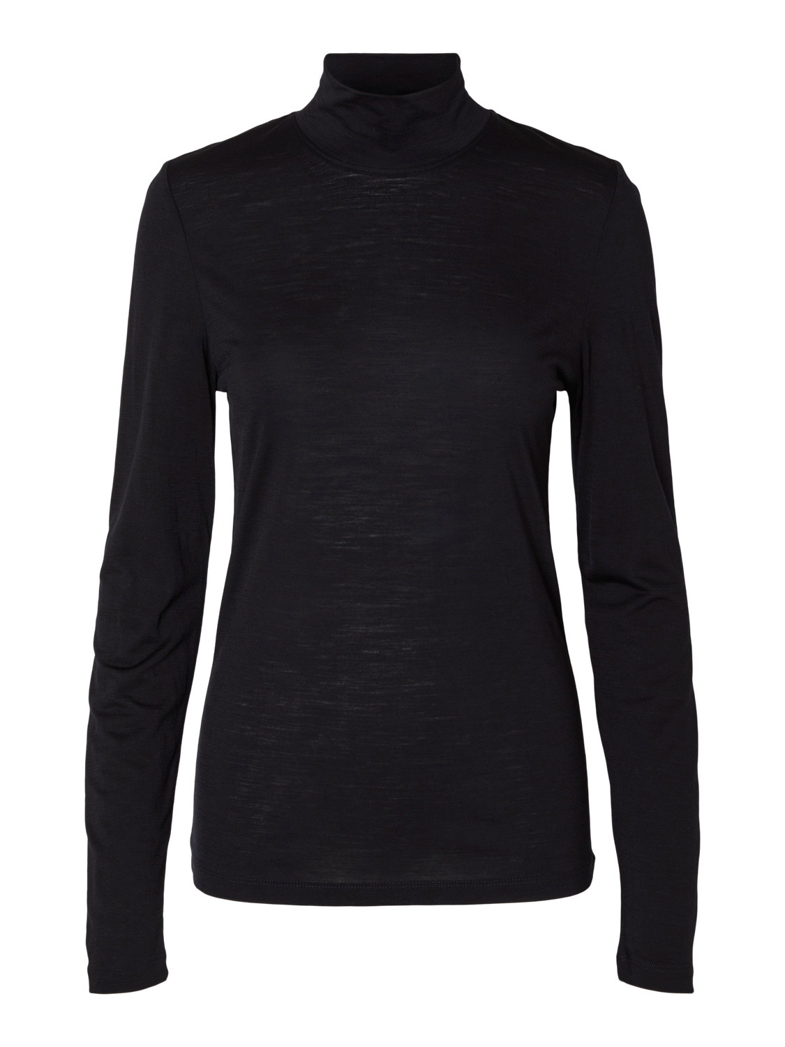 Wola LS High Neck - Svart