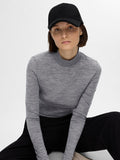 Wola Ls High Neck - Steel Gray Melange
