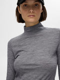 Wola Ls High Neck - Steel Gray Melange