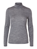 Wola Ls High Neck - Steel Gray Melange