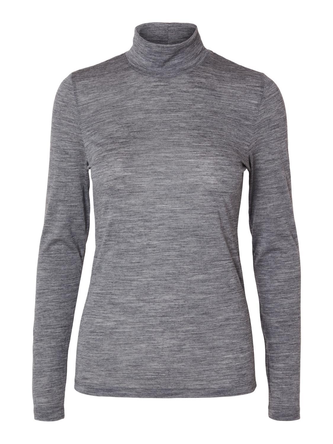 Wola Ls High Neck - Steel Gray Melange