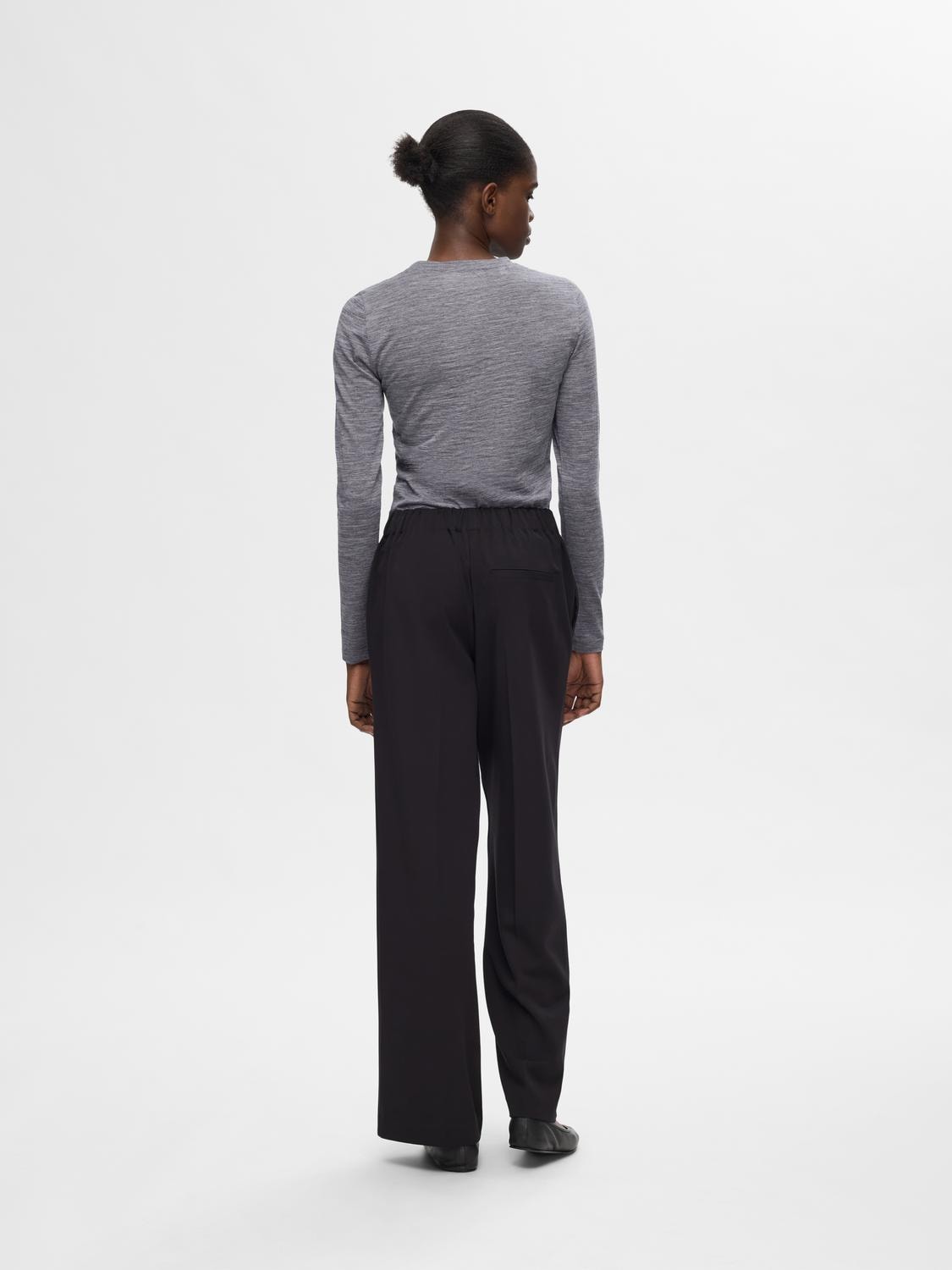 Wola Ls O-Neck - Steel Gray Melange