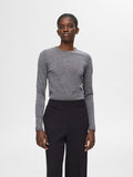 Wola Ls O-Neck - Steel Gray Melange