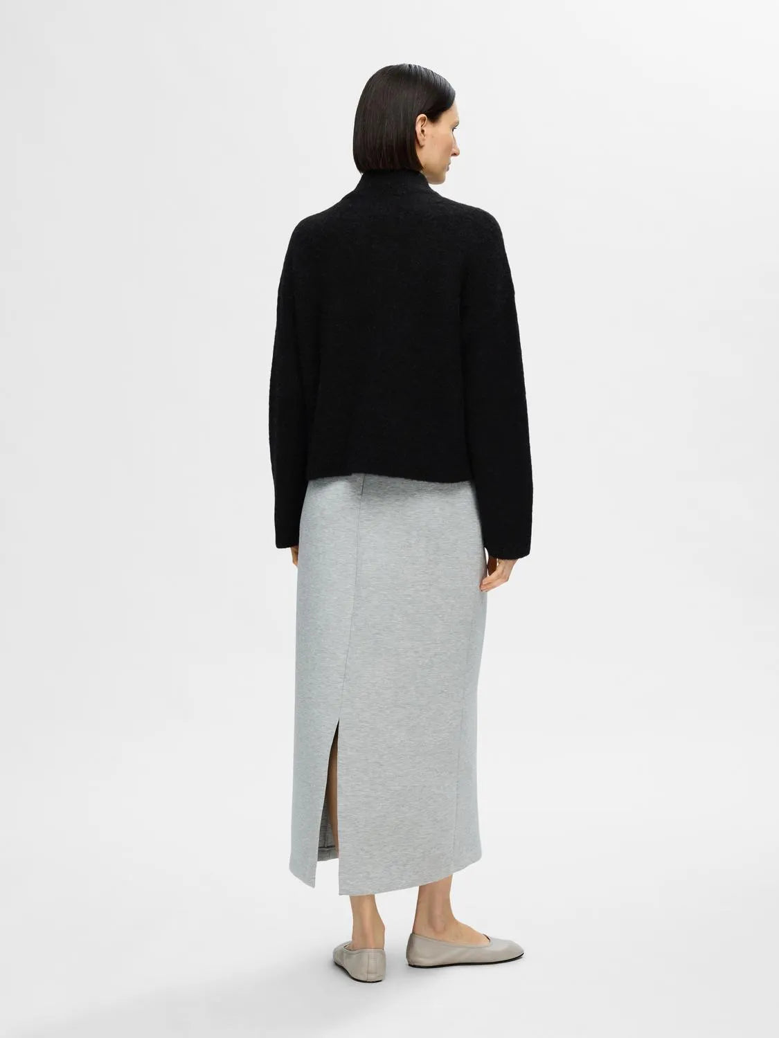Sia Ras Ls Knit Zipper Kofta - Svart