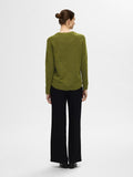 Lulu Ls Knit O-Neck - Cardamom Seed Melange
