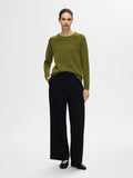 Lulu Ls Knit O-Neck - Cardamom Seed Melange