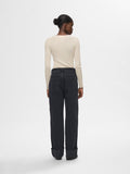 Naja Ls Knit O-Neck - Birch