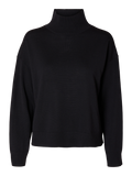 Hella Ls Knit High Neck - Black