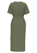 Essential Ss Ankle Tee Dress - Olivine
