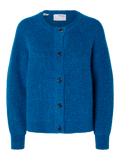 Lulu Ls Knit Short Cardigan - Super Sonic Melange