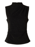 Marwa Sl High Neck Top - Black
