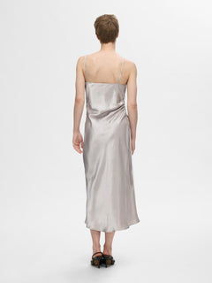 Selene Midi Strap Dress - Dove