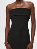 Adara Ankle Bustier Dress - Black