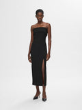 Adara Ankle Bustier Dress - Black