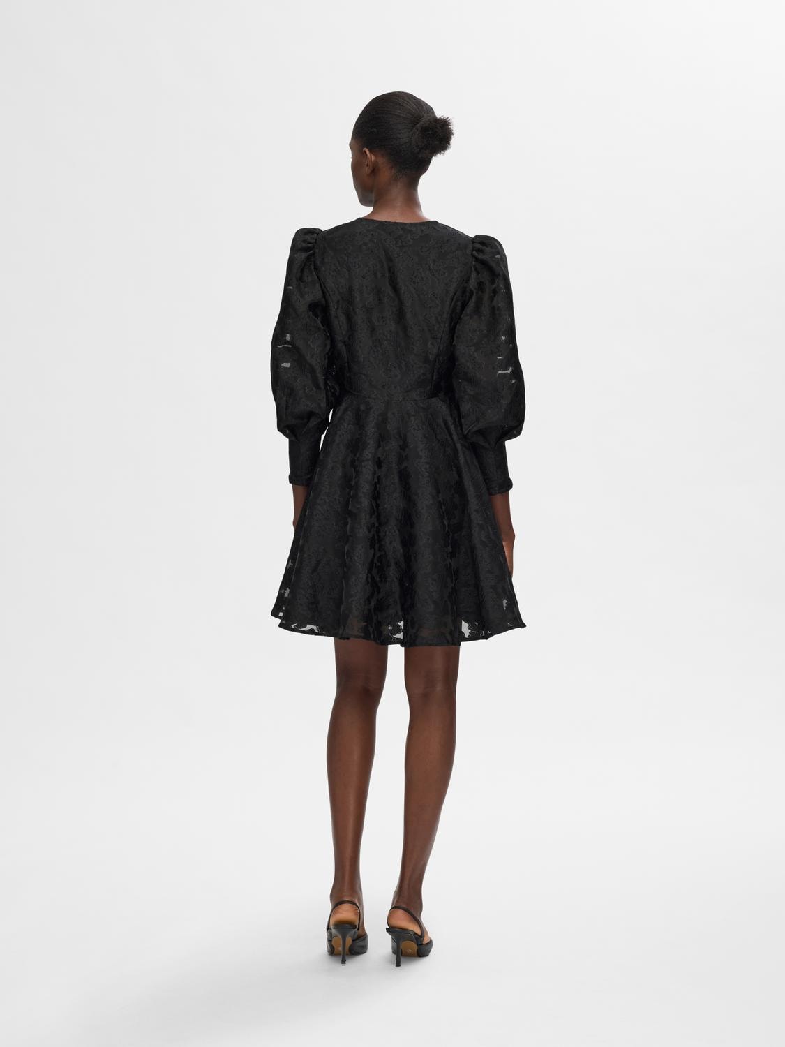 Pandora Ls Short Shirt Dress - Black