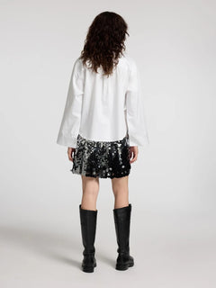 Jody Ls Pearl Button Shirt - Bright White