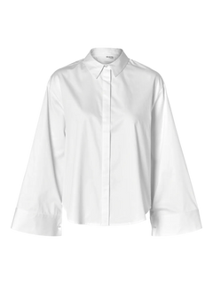 Jody Ls Pearl Button Shirt - Bright White