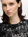 Ari-Colyn Ls Short Sequins Dress - Svart