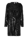 Ari-Colyn Ls Short Sequins Dress - Svart