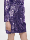 Ari-Colyn Ls Short Sequins Dress - Liberty