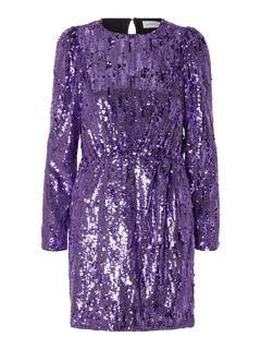Ari-Colyn Ls Short Sequins Dress - Liberty