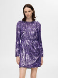 Ari-Colyn Ls Short Sequins Dress - Liberty