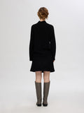 Woon Hw Short Wool Skirt - Black