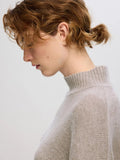 Cille Cashmere Blend High Neck - Irish Cream Melange