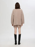 Mary Ls Long Knit Roll Neck - Irish Cream