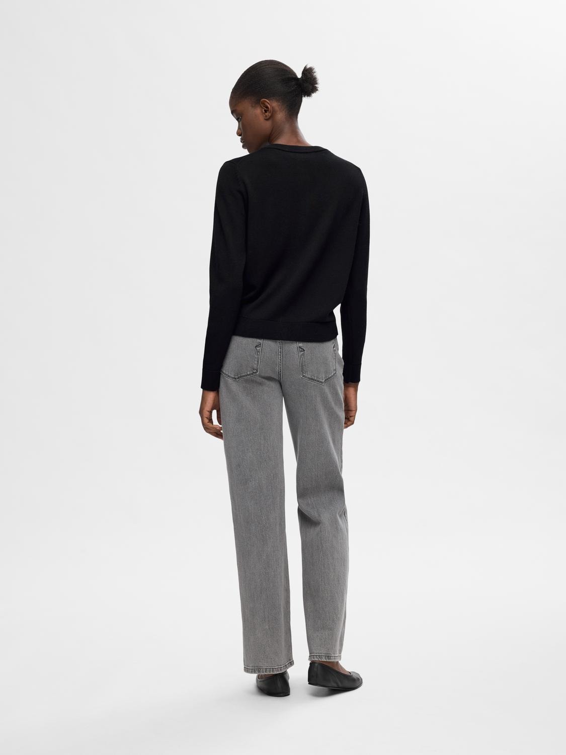 Hella Ls Knit Cardigan - Black