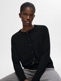 Hella Ls Knit Cardigan - Black