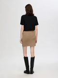 Mary Short Knit Skirt - Irish Cream