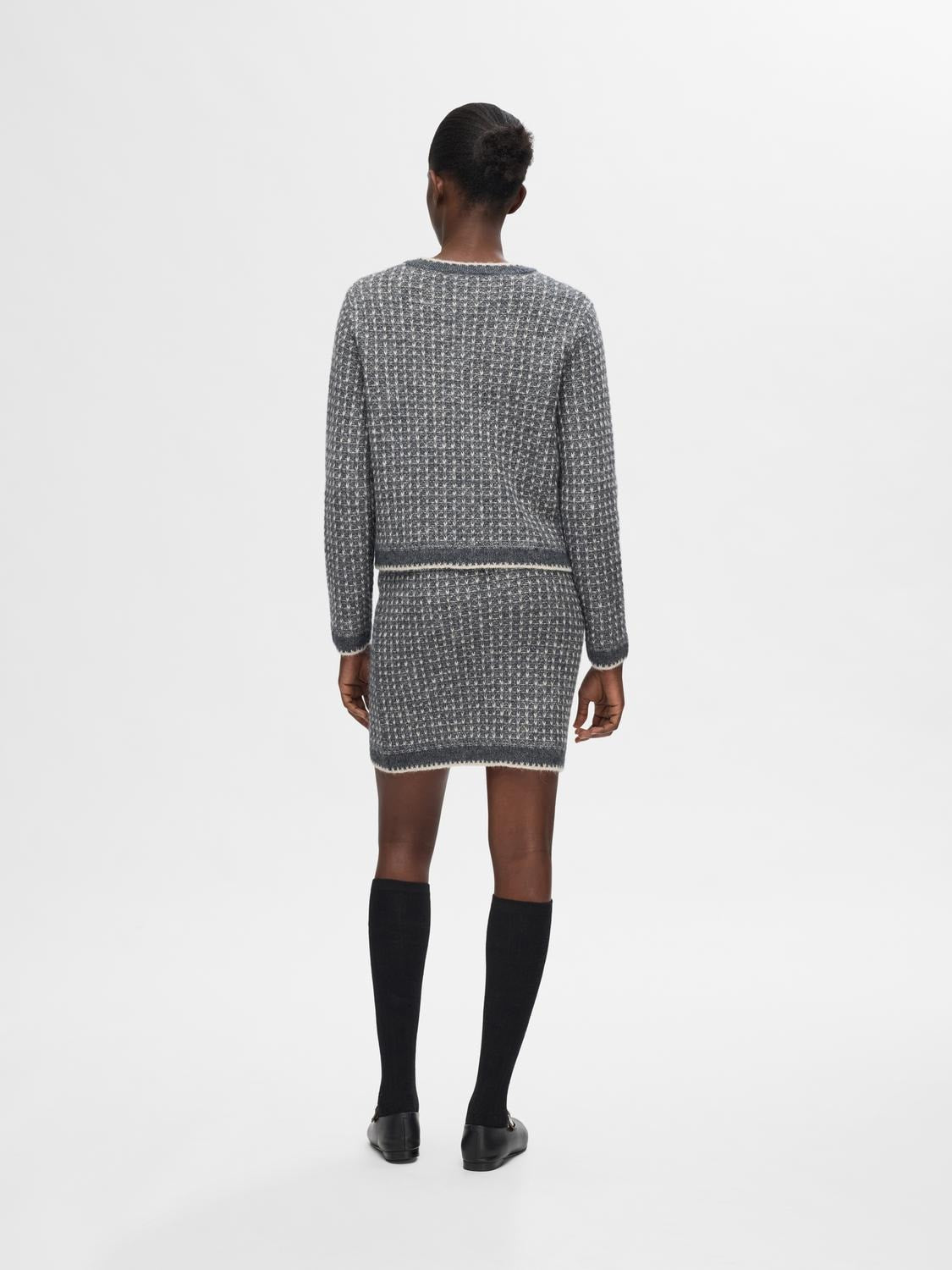 Sine Ls Knit Cardigan - Volcanic Ash Birch
