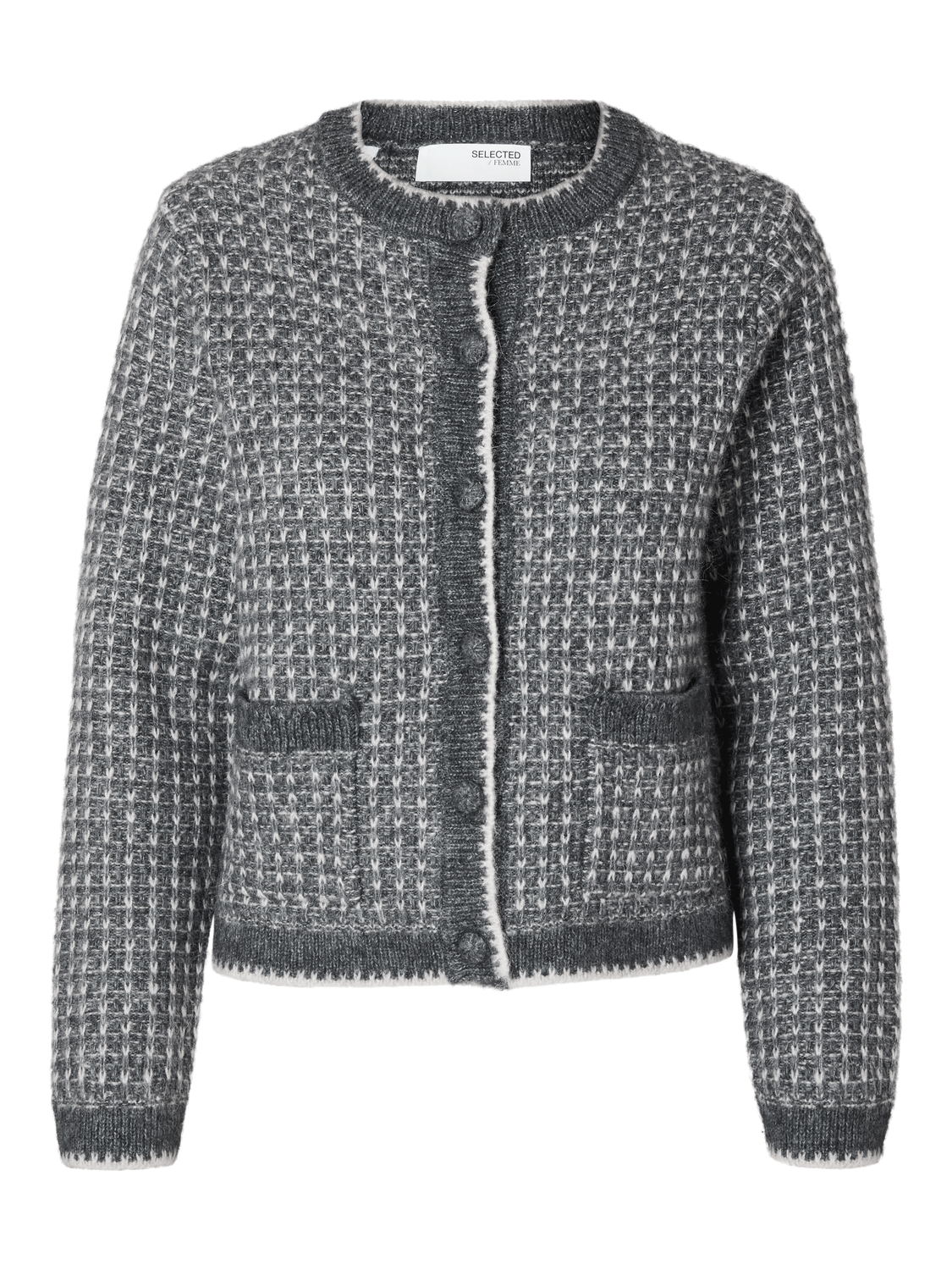 Sine Ls Knit Cardigan - Volcanic Ash Birch