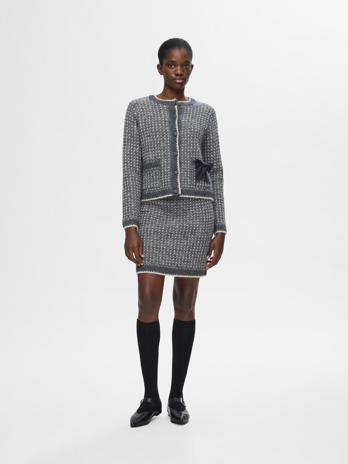 Sine Ls Knit Cardigan - Volcanic Ash Birch