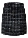 Wilma Mw Mini Skirt - Black Checks